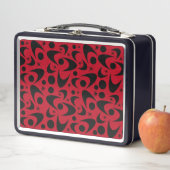 Retro Boemerangs Metalen Lunchbox (In situ)