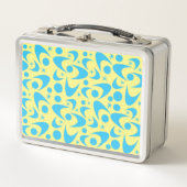 Retro Boemerangs Metalen Lunchbox (Voorkant)