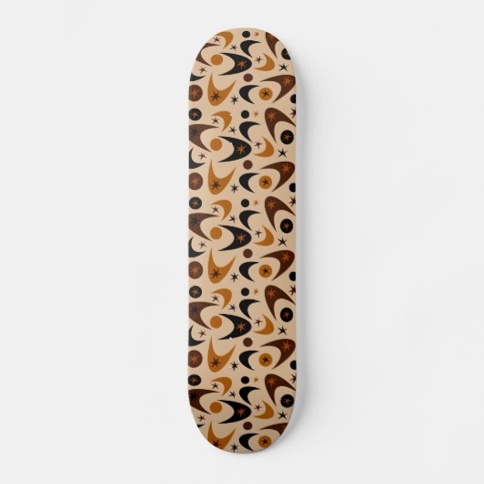 Retro Boemerangs Persoonlijk Skateboard (Voorkant)
