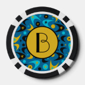 Retro Boemerangs Poker Chips (Achterkant)