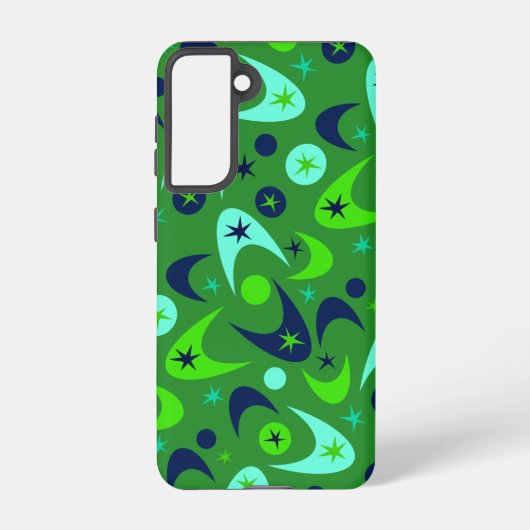 Retro Boemerangs Samsung Galaxy Hoesje (Achterkant)