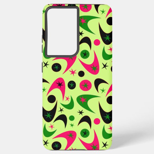Retro Boemerangs Samsung Galaxy Hoesje (Achterkant)