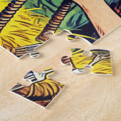 Retro Boerderij Comics Legpuzzel (Zijkant)