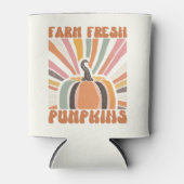 Retro Boerderij Fresh Pumpkins Blikjeskoeler (Voorkant)