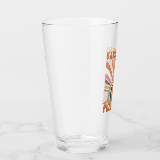 Retro Boerderij Fresh Pumpkins Glas (Rechts)