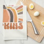 Retro Boerderij Fresh Pumpkins Theedoek (Quarter Fold)