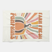 Retro Boerderij Fresh Pumpkins Theedoek (Horizontaal)