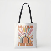 Retro Boerderij Fresh Pumpkins Tote Bag (Voorkant)
