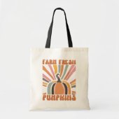 Retro Boerderij Fresh Pumpkins Tote Bag (Voorkant)