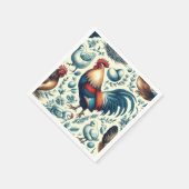 Retro Boerderij Roosterpatroon Servet (Hoek)