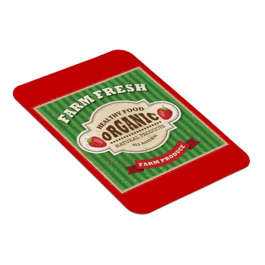 Retro Boerderij: vers Poster ontwerp Magneet (Rechterzijde)