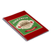 Retro Boerderij: vers Poster ontwerp Notitieboek (Rechterzijde)