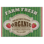 Retro Boerderij: vers Poster ontwerp Snijplank (Voorkant)