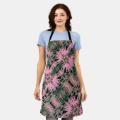 Retro Bohemian Botanic Schort (Gedragen)