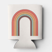 Retro Bohemian Floral Nouveau Vrijgezellenfeest Aa Blikjeskoeler (Achterkant)