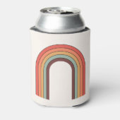 Retro Bohemian Floral Nouveau Vrijgezellenfeest Aa Blikjeskoeler (Blikje Achterkant)