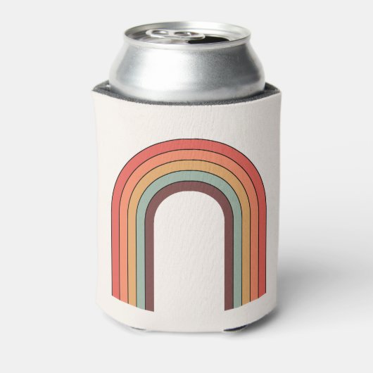 Retro Bohemian Floral Nouveau Vrijgezellenfeest Aa Blikjeskoeler (Blikje Achterkant)