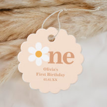 Retro Bohemian One Daisy Eerste Verjaardag