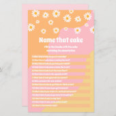 Retro Boho 70s de Naam van het Vrijgezellenfeest d (Voorkant / Achterkant)