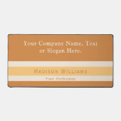 Retro Boho Aangepaste Naam Slogan Kantoor of Perso Bureaumat (Voorkant)