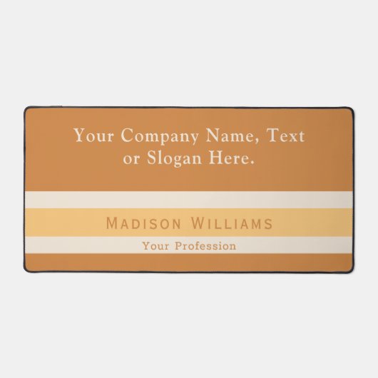 Retro Boho Aangepaste Naam Slogan Kantoor of Perso Bureaumat (Voorkant)