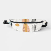 Retro Boho Abstract Trendy Collectie Heuptasje (Voorkant)