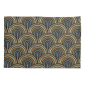 Retro Boho Arc Art Deco Pillow Case Kussensloop (Achterkant)