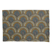 Retro Boho Arc Art Deco Pillow Case Kussensloop (Voorkant)