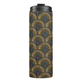 Retro Boho Arch Pattern Thermal Tumbler Thermosbeker
