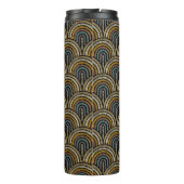 Retro Boho Arch Pattern Thermal Tumbler Thermosbeker (Achterkant)