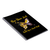 Retro Boho baby Design Notitieboek (Rechterzijde)