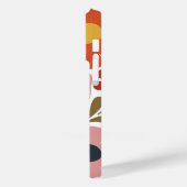 Retro Boho Bloem Kleurrijke Mid-Century Modern Case-Mate iPhone Case (Achterkant / Links)