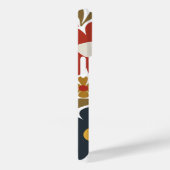Retro Boho Bloem Kleurrijke Mid-Century Modern Case-Mate iPhone Case (Achterkant / Rechts)