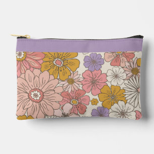 Retro Boho Bloem Tuin Grote Bureaumat Etui