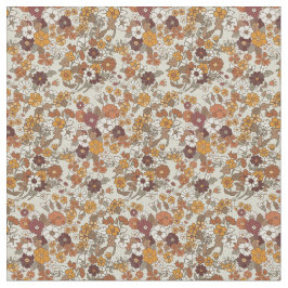 Retro Boho bloemen Mediterraan patroon Stof