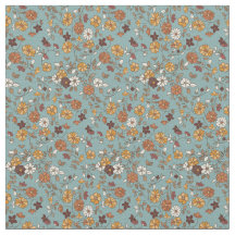 Retro Boho bloemen Mediterraan patroon