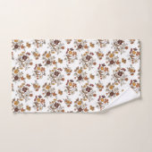 Retro boho bloemen patroon bad handdoek (Handdoek)
