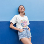Retro Boho Bloemen Regenboog Inspiratie Quote T-shirt<br><div class="desc">Retro Boho Bloemen Regenboog Inspiratie Quote T-shirt</div>