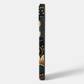Retro boho bloemenpower iPhone hoesje (Linkerkant)