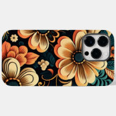 Retro-boho-bloemvermogen Case-Mate iPhone Case (Achterkant (horizontaal))