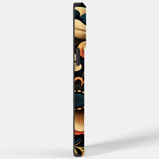 Retro-boho-bloemvermogen Case-Mate iPhone Case (Achterkant / Rechts)