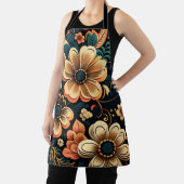 Retro-boho-bloemvermogen Schort (Insitu)