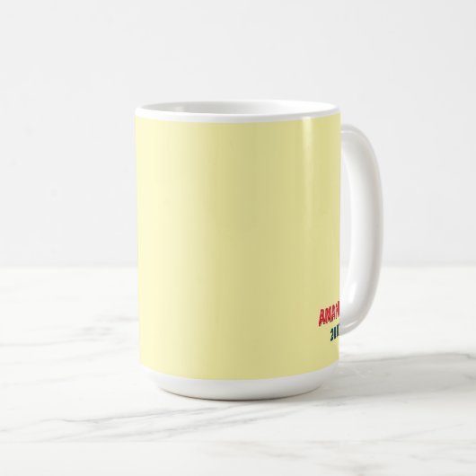 Retro Boho Blooming Flowers Inspiration Quote Koffiemok (Voorkant rechts)