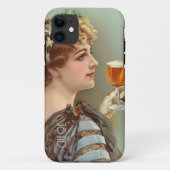 retro boho bohemian lady Case-Mate iPhone case (Achterkant)