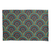 Retro Boho Boog Art Deco Kussenhoes (Voorkant)