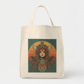 Retro Boho Chi Schoudertas - Geïnspireerd door de  Tote Bag (Voorkant)