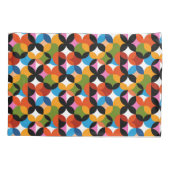 RETRO BOHO Chic Pattern Vibrant Mid Century Modern Kussensloop (Achterkant)