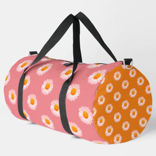 Retro Boho Daisies Groovy Daisy Flower Power Large Plunjezak (Linkerhoek)