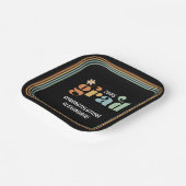 Retro Boho Daisy 2025 Afstudeerder Party Papieren  Papieren Bordje (Gebogen)