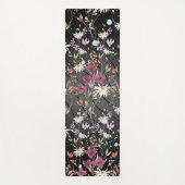 Retro Boho Elegante Wildbloemen Yogamat (Voorkant)